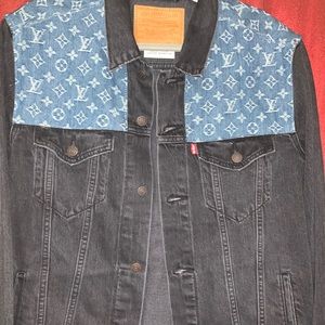 CustomLevis x Louis Vuitton Jean Jacket BLUE/black